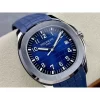 Patek Philippe Aquanaut 5168G-001 SS 3KF Best Edition Blue Dial on Blue Rubber Strap A324 Super Clone V3