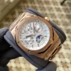 AP Royal Oak 41mm Complicated 26574 RG APS F1:1 Best Edition Silver Dial on GR Bracelet A5134 (CHS)ilver
