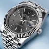 Rolex Datejust 41 Gray Dial Oystersteel and White Gold M126334-0014 Superclone