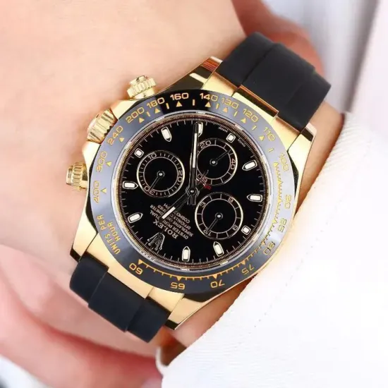 Cosmograph Daytona 18ct Yellow Gold Automatic Black Dial Men's Watch