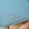LV Monogram Blue Card Holder