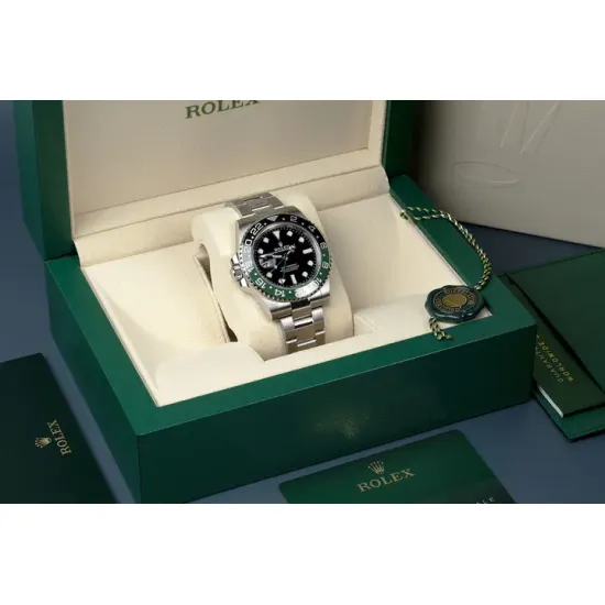 Rolex GMT-Master II Lefty Sprite Green And Black Bezel 126720VTNR-0002 Unworn