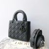 Lady Dior My four-panel matte ox leather can be carried. shoulder and back or crossbody. size: 20 *16.5 * 8