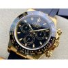 Rolex Daytona 116518LN Black Dial Rubber Strap A7750 Movement