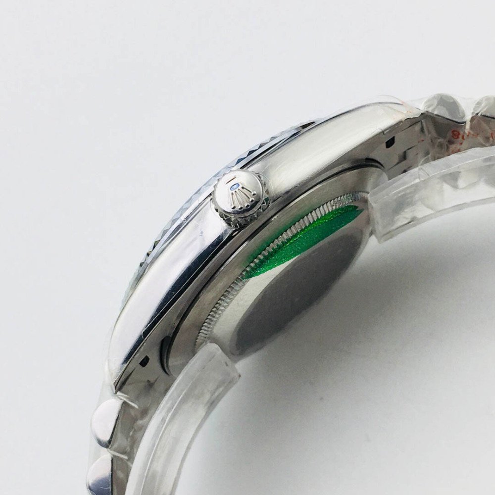Rolex Datejust White Dial Diamond White Gold Jubilee Steel Swiss Clone Movement