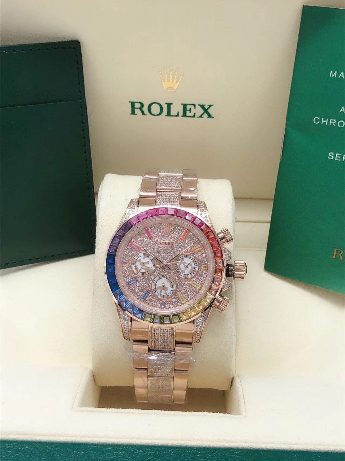Rolex Daytona Rainbow diamond