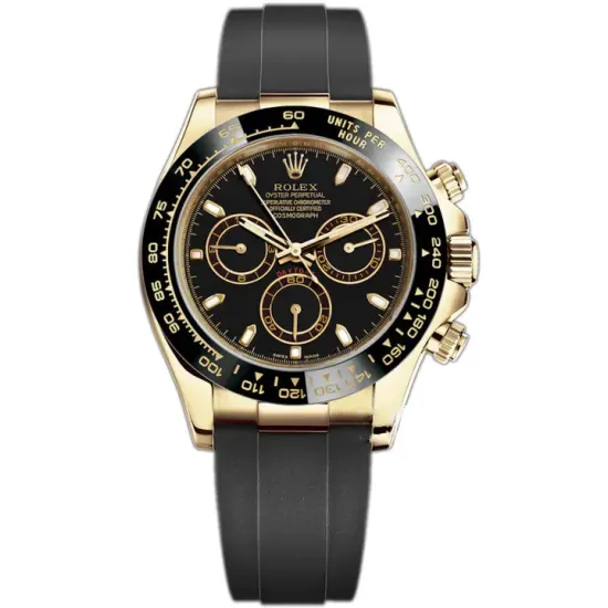 Cosmograph Daytona 18ct Yellow Gold Automatic Black Dial Men's Watch
