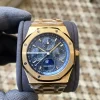 AP Royal Oak 41mm Complicated 26574 YG APS F1:1 Best Edition Blue Dial on YR Bracelet A5134 (CHS)