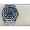 Rolex Sky-Dweller 336934 Navigator Series Green Dial Steel Swiss 2824 Movement