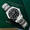Rolex Explorer I MKII Stainless Steel Black Arabic Index 39mm 214270-0003 Unworn