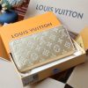 LV Gold Single Zipper Wallet Series