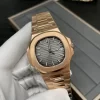Patek Philippe Nautilus 5711/1R RG 3KF 1:1 Best Edition Brown Textured Dial on RG Bracelet A324 Super Clone V2