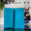 LV [brazza suit clip wallet] light blue (embossed)