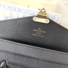 LV Diamond pattern leather embossed pochette metis handbag envelope wallet