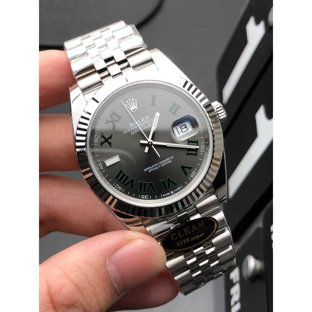Rolex Datejust 126334 Wimbledon Dial Jubilee 3235 Movement Clean F