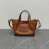 CABAS TRIOMPHE Cuir Small Shopper Drawstring Bag in Smooth Calfskin