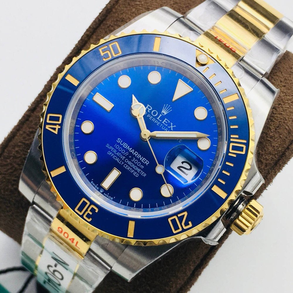 Rolex Submariner 126613LB Blue Dial Yellow Gold Super Clone 3235 Movement