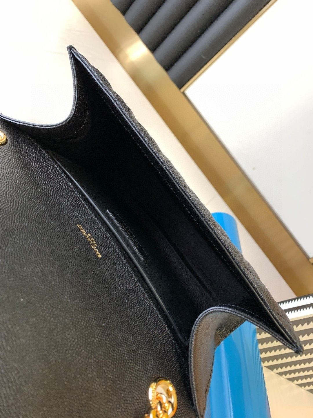 YSL Leather Envelope Bag
