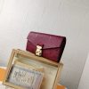 LV Diamond pattern leather embossed pochette metis handbag envelope wallet