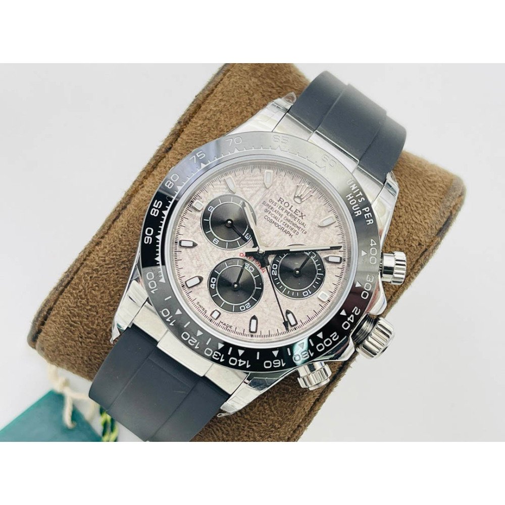 Rolex Daytona 116518LN Steel Rubber Meteorite Dial Swiss 4130 Movement