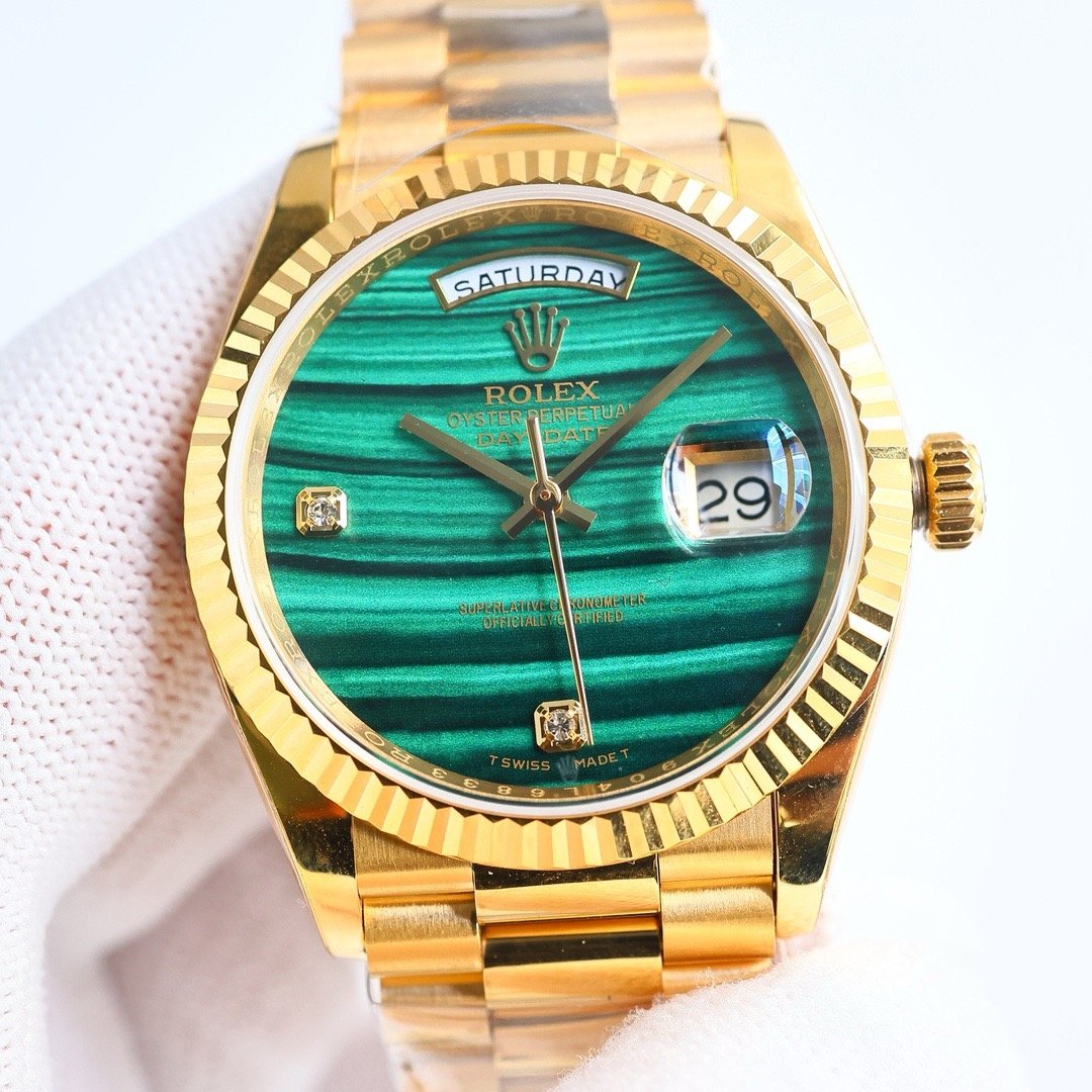ROLEX EA1 Datejust 36mm Jewel Plate Series Watch