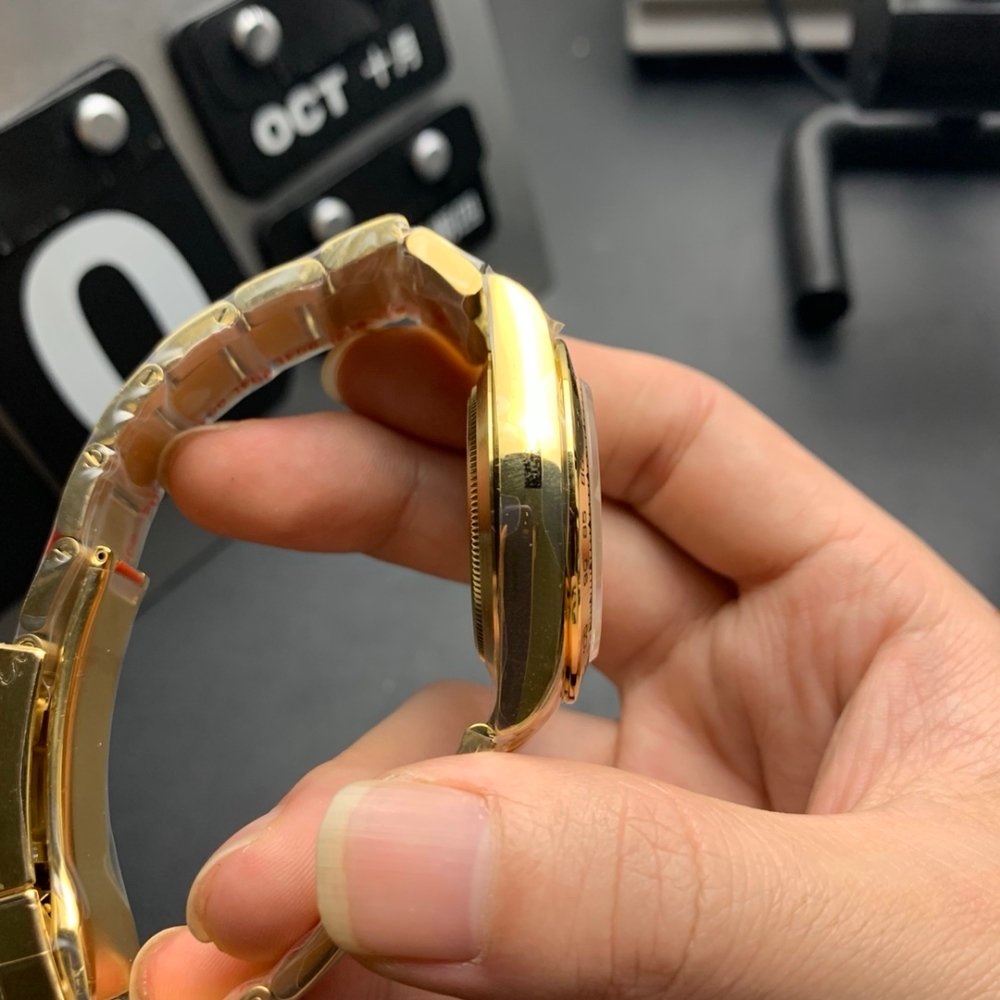 Rolex Daytona 116528 All Yellow Gold 40mm Champagne Dial Super Clone 4130 Movement