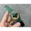 Rolex DIW Modified Datona Carbon Fiber Yellow Green Dial Swiss 4130 Movement