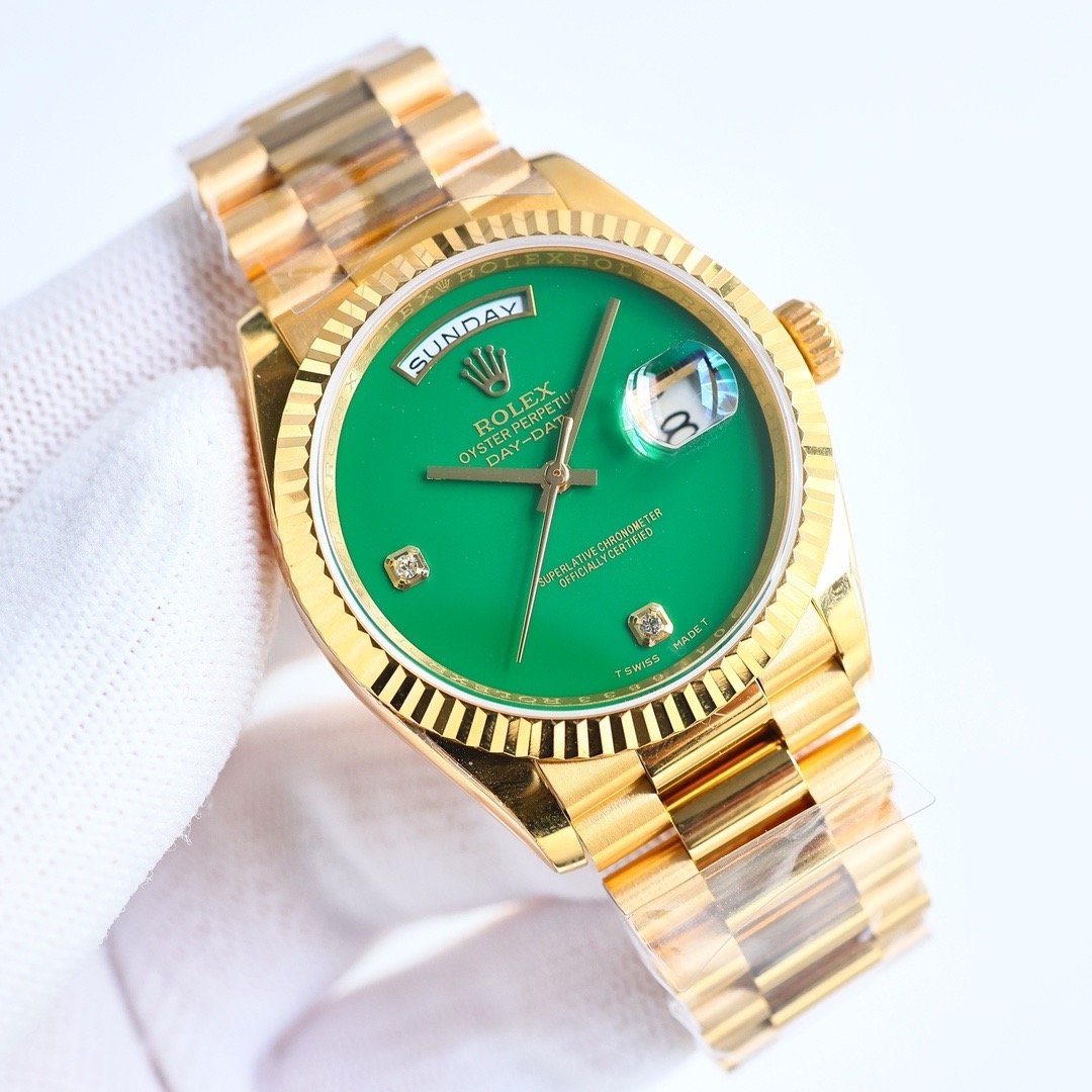 ROLEX EA1 Datejust 36mm Jewel Plate Series Watch