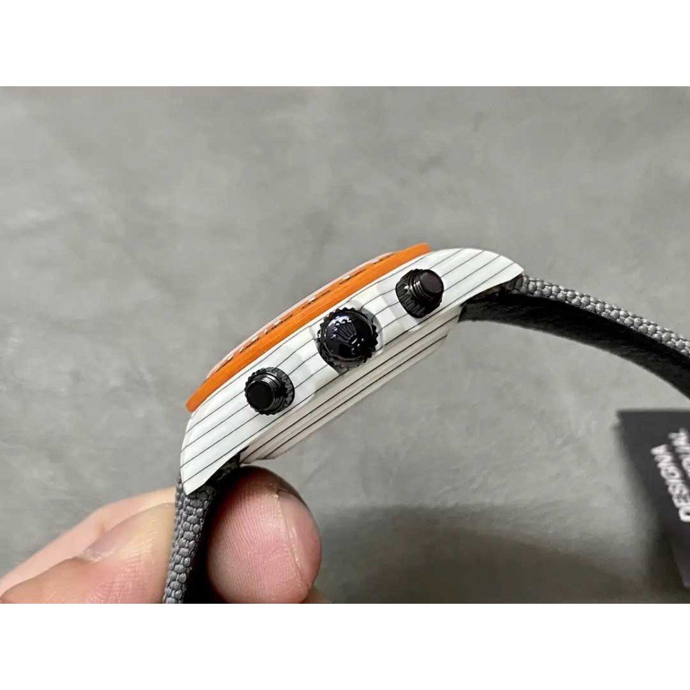 Rolex DIW Modified Datona Orange White Dial Swiss 4130 Movement