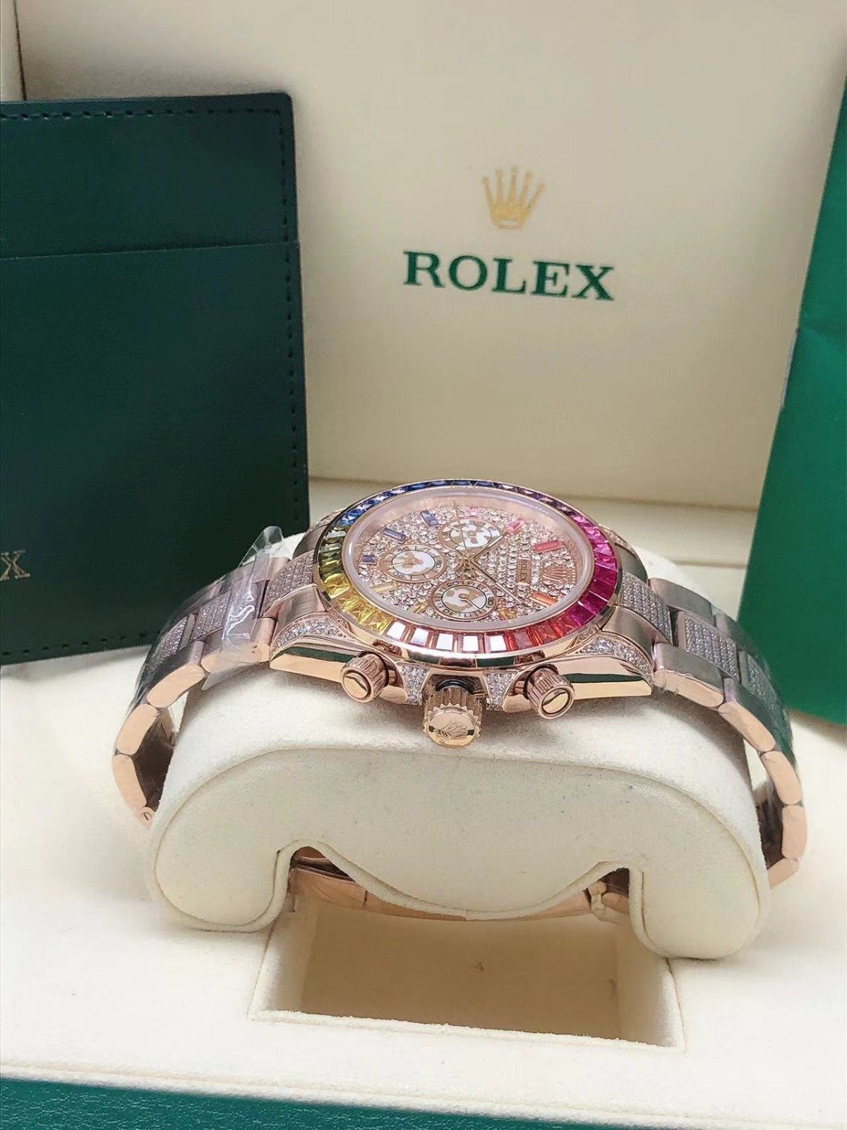 Rolex Daytona Rainbow diamond