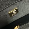 Chanel 23K litchi leather ball pattern chain backpack AS4490W1080