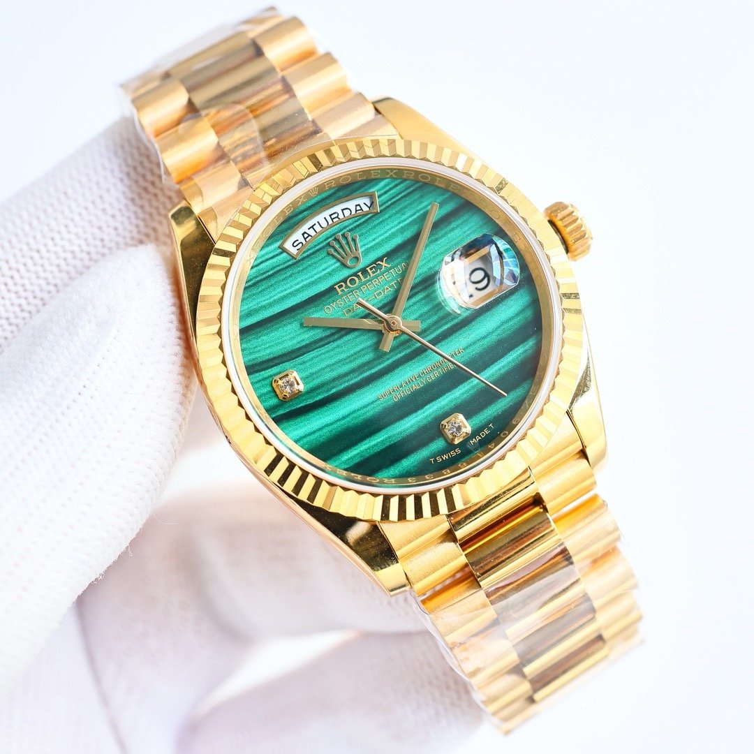 ROLEX EA1 Datejust 36mm Jewel Plate Series Watch
