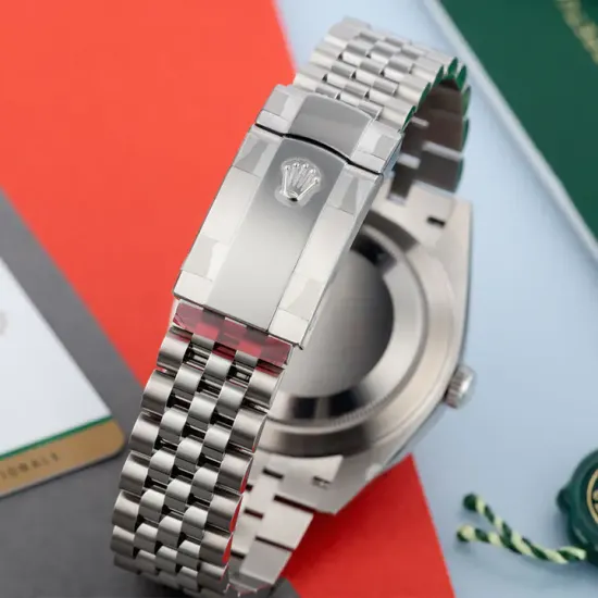 Rolex Datejust 41 Gray Dial Oystersteel and White Gold M126334-0014 Superclone