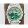 Rolex Datejust 126231 Green Palm Dial White Gold Jubilee Bracelet Swiss Clone Movement