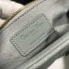 Lady Dior seven check frosted rattan beef leather clamshell handbag with shoulder strap M0566