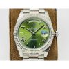 Rolex Day-Date White Gold Green Dial Swiss Clone 3255 Movement