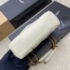 𝙇𝙤𝙪𝙇𝙤𝙪 𝙥𝙪𝙛𝙛𝙚𝙧～LOULOU PUFFER New Mini Double Chain Quilted Lambskin Bag Milk White Lambskin/Antique Gold 759337