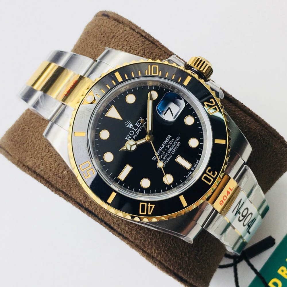 Rolex Submariner 116613LN Black Dial Yellow Gold Super Clone 3235 Movement