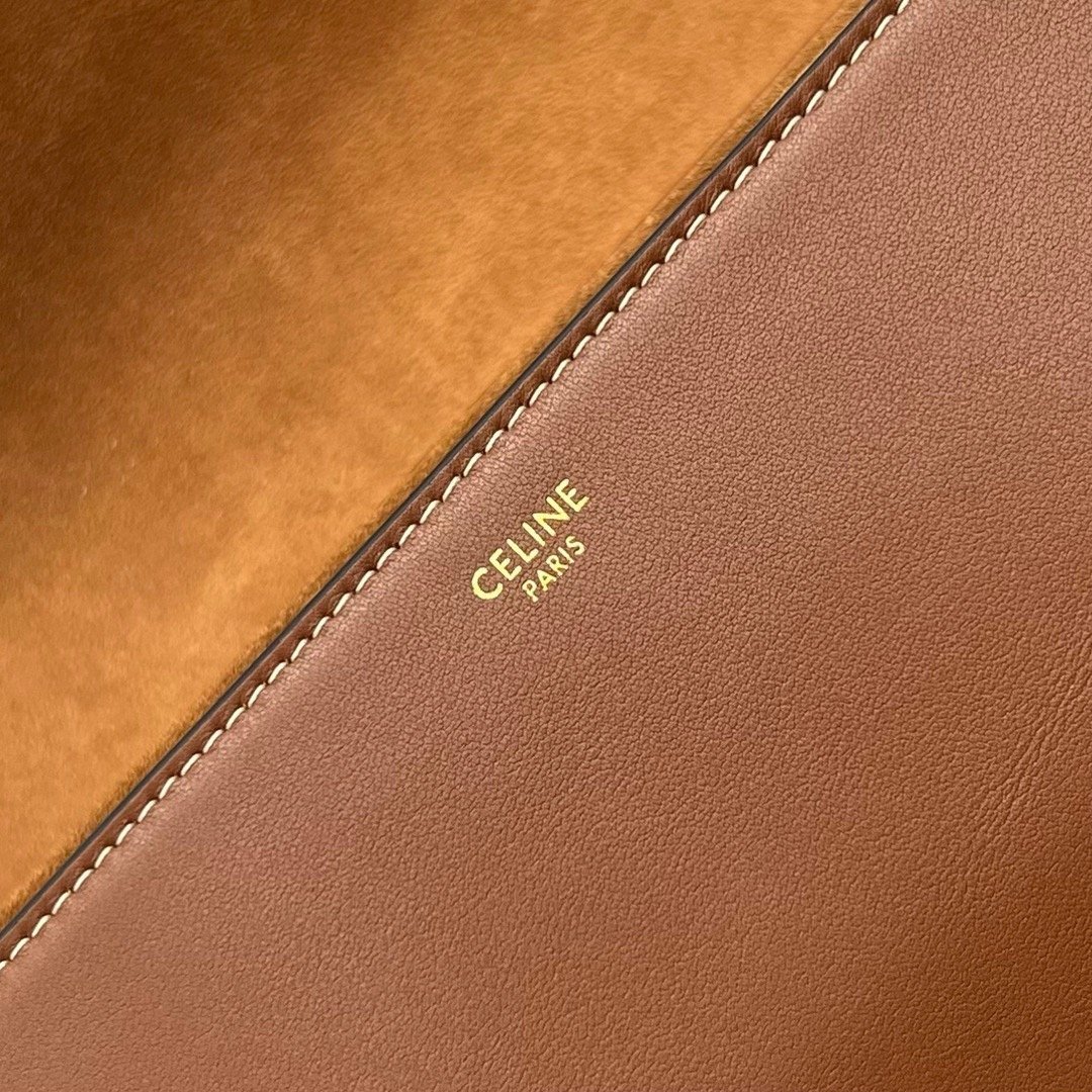 Celline Soft16 Small Flat Weave Yellowish Brown