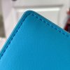 LV [Multiple short wallet] light blue (embossed)