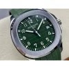 Patek Philippe Aquanaut 5168G-010 SS 3KF Best Edition Green Dial on Green Rubber Strap A324 Super Clone V3