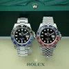 Rolex GMT Master II Batman & Pepsi 126710 Oyster Jubilee Bracelet Stainless Steel