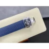 Patek Philippe Aquanaut 5168G-001 SS 3KF Best Edition Blue Dial on Blue Rubber Strap A324 Super Clone V3