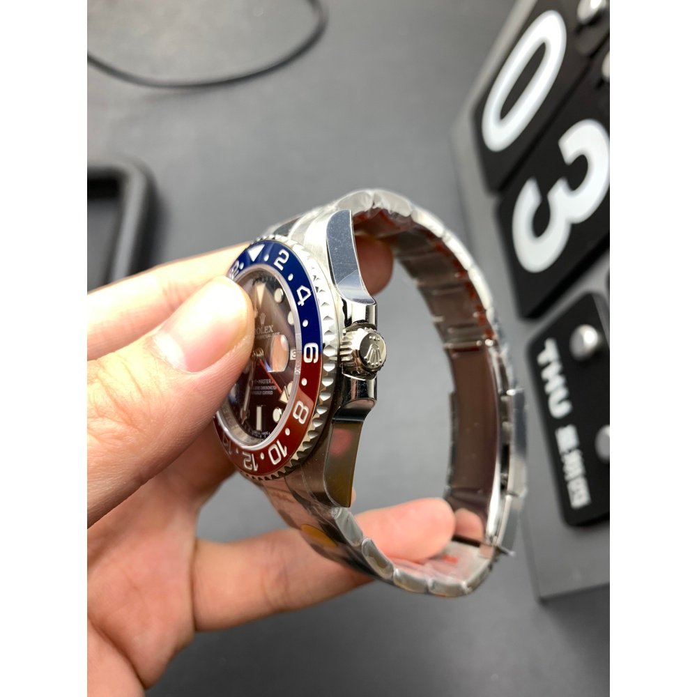 Rolex GMT Master II 126710BLRO Pepsi Black Dial Steel Super Clone 3285 Movement
