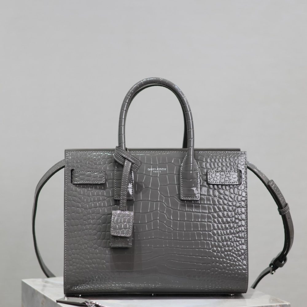 SAC DE JOUR Classic Accordion Bag Grey