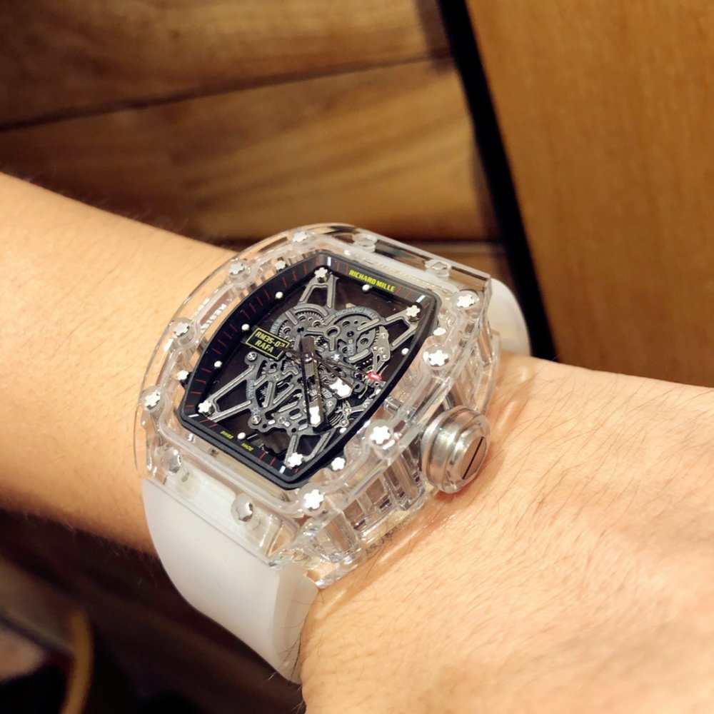 Richard Mille RM35-02 Men Mechanical Watch Rubber Band galaas