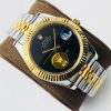 Rolex Datejust 16238 Black Onyx Dial Gold Steel Jubilee Bracelet Swiss Clone Movement