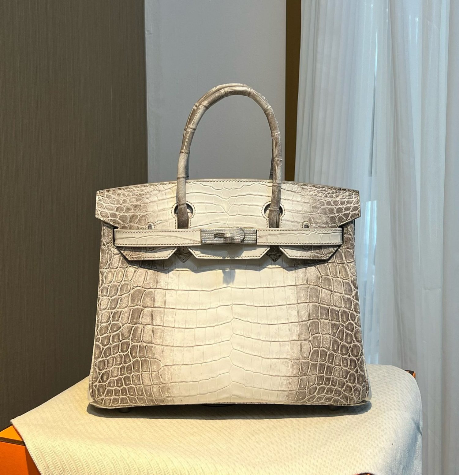 Himalaya Nile Diamond Buckle Hermès Handbag