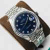 Rolex Datejust Blue Dial Diamond White Gold Swiss Clone Movement