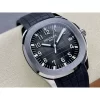 Patek Philippe Aquanaut 5167-001 SS 3KF Best Edition Gray Dial on Black Rubber Strap A324 Super Clone V3